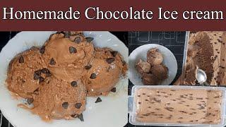 Homemade  Chocolate Ice Cream Recipe By SKG Samina Kitchen Gallery.