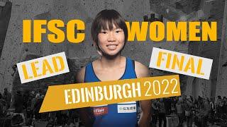 IFSC Lead women final Edinburgh 2022