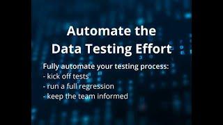 How to Automate the Data Validation & Testing of your ETL Process