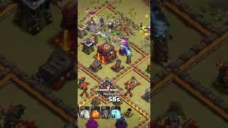 Th 8 attack vs Th10 - Clash of clans #coc #meme #shorts #clashofclans