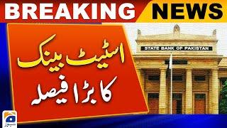 State Bank's decision to keep the interest rate at 22 percent | Geo News