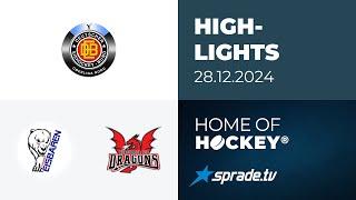 28.12.2024 - Highlights - Hammer Eisbären vs. Herforder Ice Dragons