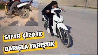 Barışla Kıyasıya Yarıştık / Motorla Sıfır Çizdik (Yanladık) / MotorVlog