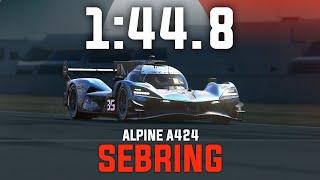 Sebring 1:44.8 - Alpine A424 | Le Mans Ultimate