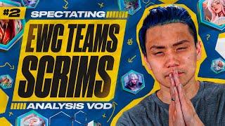 Spectating and Analyzing EWC Scrims | Frodan Set 11 VOD