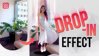 Instagram Reels Viral Drop-In Effect Transition Tutorial | Easy InShot Editing Guide️