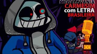 ◆ MEGALOVANIA CARMESIM ◆ Vs. DUST SANS do MOD de DUSTTALE DUBLADO de FNF | MÚSICA