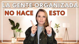 ERRORES DE ORGANIZACIÓN EN CASA QUE ESTÁS COMETIENDO