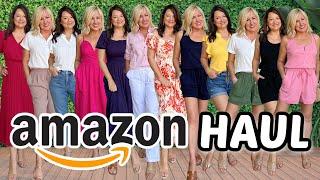 HUGE Amazon Try On Summer Haul | *Affordable* Summer Outfits for Women Over 40