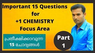 Important Questions | Plus one Chemistry Focus area 2021 Part 1