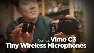 Comica Vimo C - Unboxing & Testing of the Tiny Wireless Microphone for Vlogging and Streaming