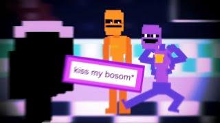 Purple Guy Dances while insulting the Puppet for an hour