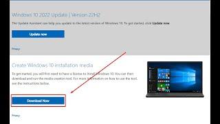 Official Windows 10 iso file download from Microsoft  2023 | Windows 10 Installation 2023