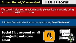 recover rockstar social club account hacked email changed compromised rockstar launcher can't login