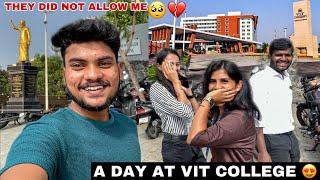 VIT COLLEGE VLOG || WITHOUT ID CARD || CAMPUS WORTH AH ⁉️|| UNKNOWNRIDER