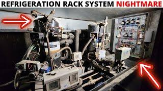 HVACR Emergency: Commercial Refrigeration Rack System Nightmare (Refrigerator Not Cooling)