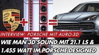 Wie man 21 Lautsprecher + Subwoofer für Auro-3D im Porsche Cayenne designed  | GROBI.TV INTERVIEW