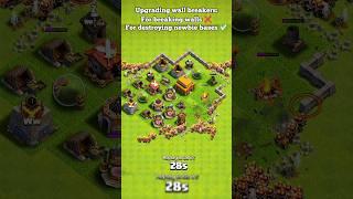 Imagine losing to wall breakers ll Clash of clans ll #shorts #clashofclans #coc