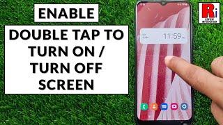 How to Enable Double Tap to Turn On / Turn Off Screen on Samsung Galaxy