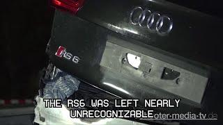 Audi RS6 300KM/H - Kerosene -The WORST Car Crash In The World EXPLAINED. - Full HD