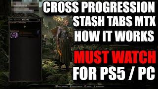 [PoE2 Guide] Stash Tab Sharing, Cross Progression & MTX  (PS5, PC, Xbox) [WATCH AFTER You Link]