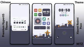 Premium HyperOS Theme for Xiaomi,Redmi,Poco  | Best HyperOS Amazing Theme for MTZ 