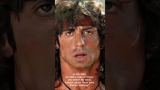 Rambo Says... #rambo #sylvesterstallone #stallone #quotes #aiman #aiquote