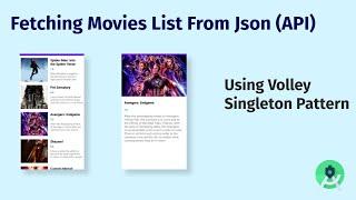 Fetching Movies List From  API using Volley Library in Android Studio (2021)