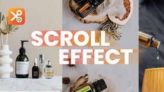 How to Make a Scrolling Effect in YouCut?  | Video Editing Tutorial |