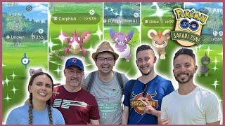 SHINY UNOWN “I” AT *SEVILLE SAFARI ZONE* IN POKÉMON GO! feat @IanWaterfall @Masterful27 & MORE!