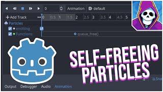 How to Make Self-Freeing Particles in Godot