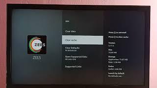 Amazon Fire TV Stick : How to Clear Cache of ZEE5 App