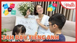 24h Làm Cô Giáo Dạy Tiếng Anh | Nói được tiếng Anh sau 1 ngày VyVocab Ep. 102