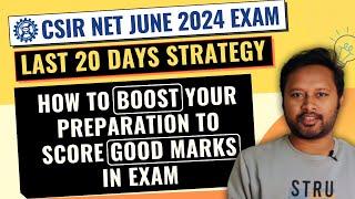 How to Ensure GOOD MARKS in CSIR NET Exam | Last 20 Days Strategy | All 'Bout Chemistry