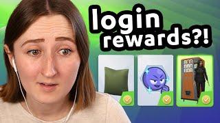 the sims added daily login rewards... and it was a mistake.