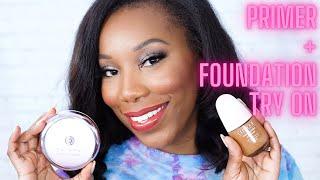 NEW Clinique Even Better Clinical Serum Foundation + Tatcha Silk Canvas Try-On & First Impression