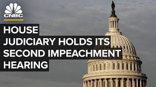 Impeachment hearing: Dem and GOP counsels present evidence to House Judiciary Committee