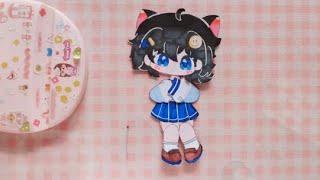 HOW  TO MAKE PAPER DOLLS CHIBI ANIME | Draw so easy Anime