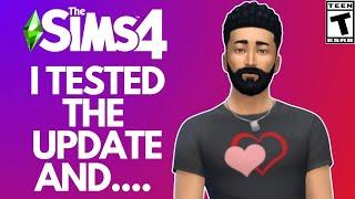 Unexpected: Sims 4 Update, Tested