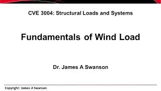 STR04 L06a - Wind Loads Fundamentals