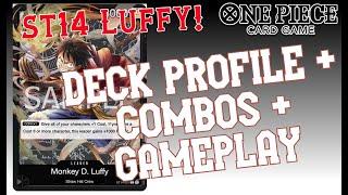 ST-14 Mono Black Luffy Deck Profile + Tips + Combos and Gameplay