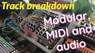 Modular track tutorial: Deluge, Eurorack and 0-Coast. Audio, MIDI and modular setup