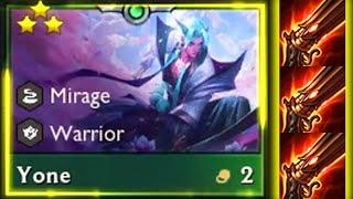 3 Rapid Firecannon Yone 3 Star | Spellsword Mirage AP Stack  | TFT Set 7 Dragonlands