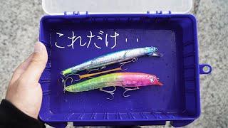 遠征先で崖っぷち...ルアー２個で魚は釣れるのか？