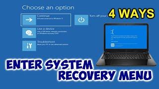 How to enter the System Restore menu ️ 4 ways to Access Advanced Boot Options Windows 11/10