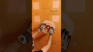 Schluter Mixing Valve Seal Installation - #shorts #homerepairtutor