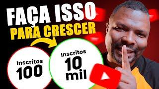 COMO CRESCER NO YOUTUBE | SEGREDO REVELADO