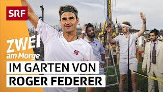 Wir spielten bei Roger Federer zuhause Tennis | SRF Zwei am Morge