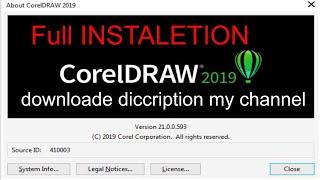 how to make  corel draw 2019  downlode &  install full version