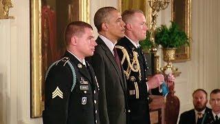 President Obama Awards Sgt. Kyle J. White the Medal of Honor